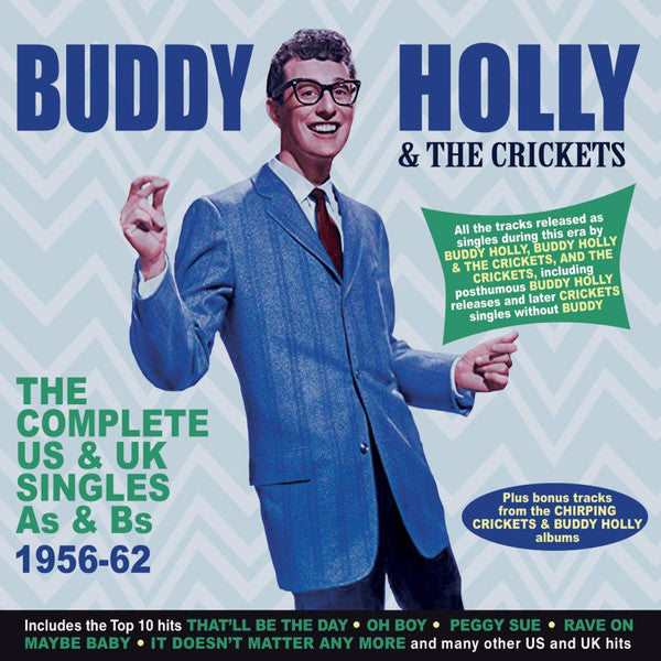 Buddy Holly & The Crickets (2) : The Complete US & UK Singles As & Bs 1956-62 (2xCD, Comp)