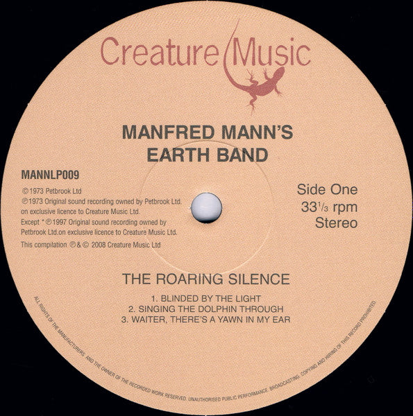 Manfred Mann's Earth Band : The Roaring Silence (LP, Album, RE)