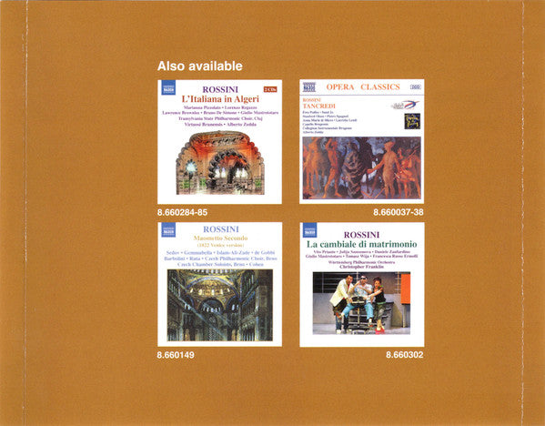 Christian Benda, Prague Sinfonia Orchestra : Rossini Complete Overtures - 4 Il Barbiere Di Siviglia, Il Turco In Italia - Armida (CD)