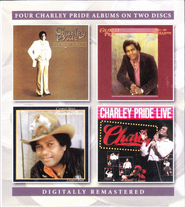 Charley Pride : You're My Jamaica / Roll On Mississippi / Everybody's Choice / Charley Pride Live (2xCD, Comp)