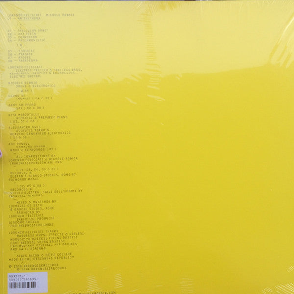 Lorenzo Feliciati : Antikythera  (LP, Album, Pin)