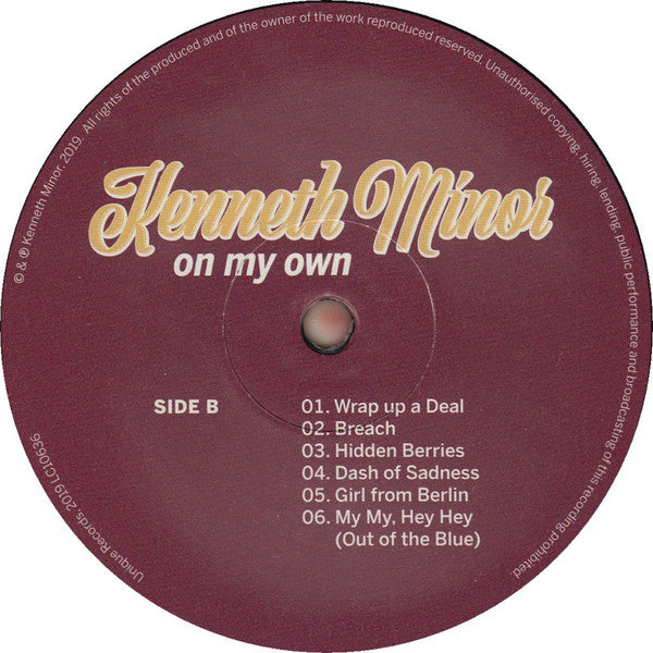 Kenneth Minor : On My Own (LP, Album)