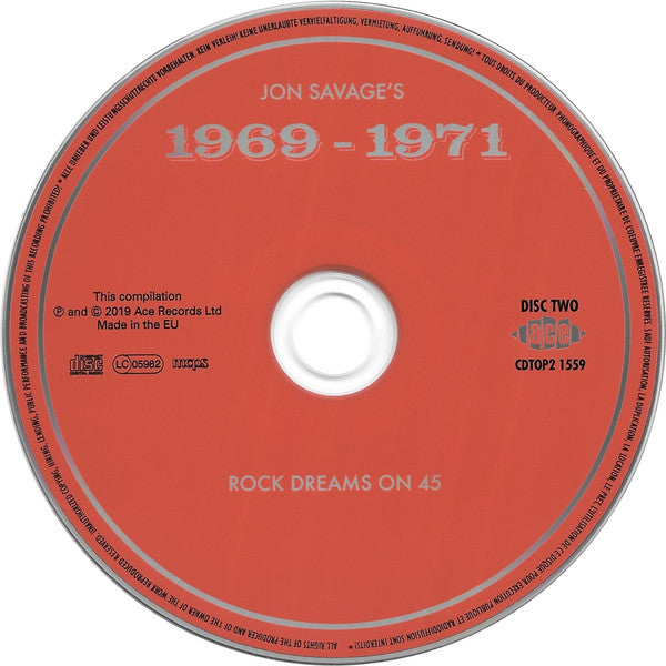 Jon Savage : Jon Savage's 1969-1971 (Rock Dreams On 45) (2xCD, Comp, Mono)