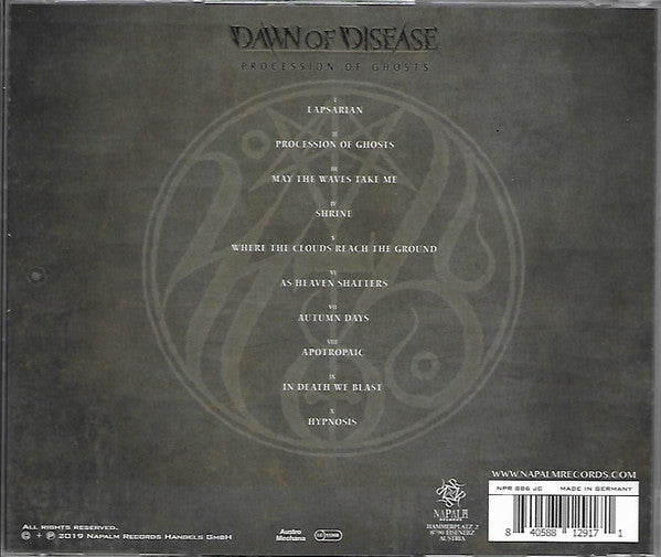 Dawn Of Disease : Procession Of Ghosts (CD, Album)