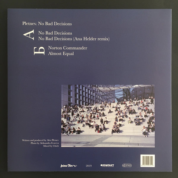 Pletnev : No Bad Decisions (12", EP)