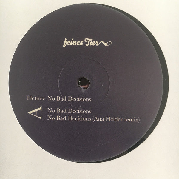 Pletnev : No Bad Decisions (12", EP)