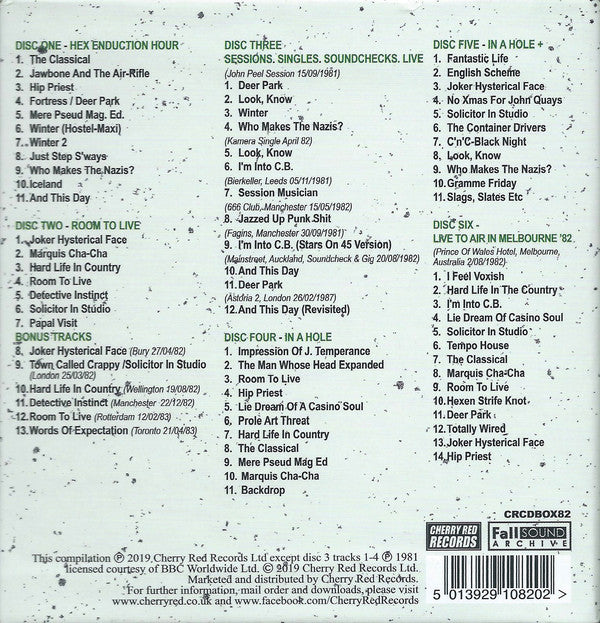 The Fall : [1982] (CD, Album, RE, RM + CD, Album, RE, RM + CD, Comp +)