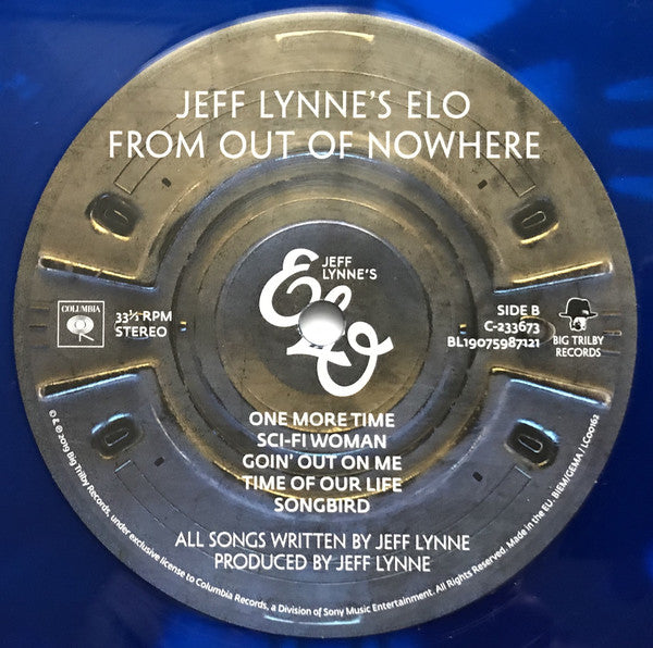 Jeff Lynne's ELO* : From Out Of Nowhere (LP, Album,  Bl)
