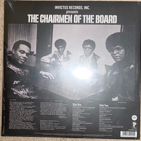 Chairmen Of The Board : Chairmen Of The Board (LP, Album, RE, 180)