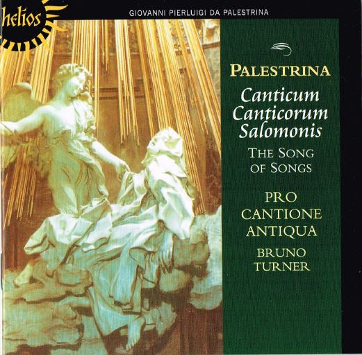 Giovanni Pierluigi da Palestrina - Pro Cantione Antiqua / Bruno Turner : Canticum Canticorum Salomonis: The Song Of Songs (CD, Album, RE)