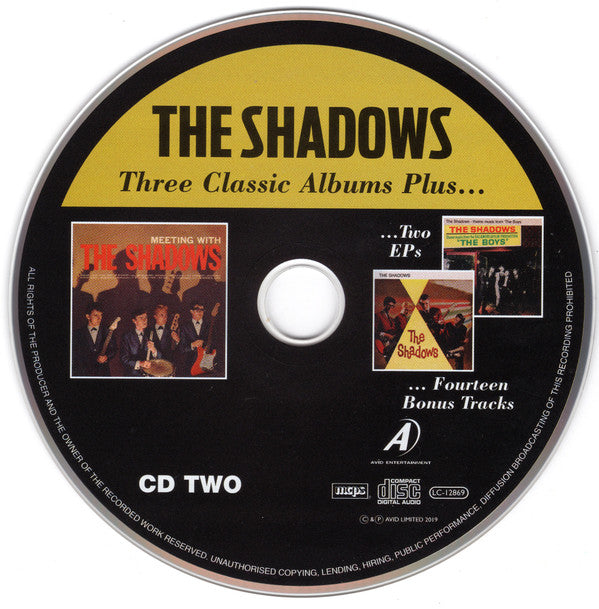 The Shadows : Three Classic Albums Plus... (2xCD, Comp)