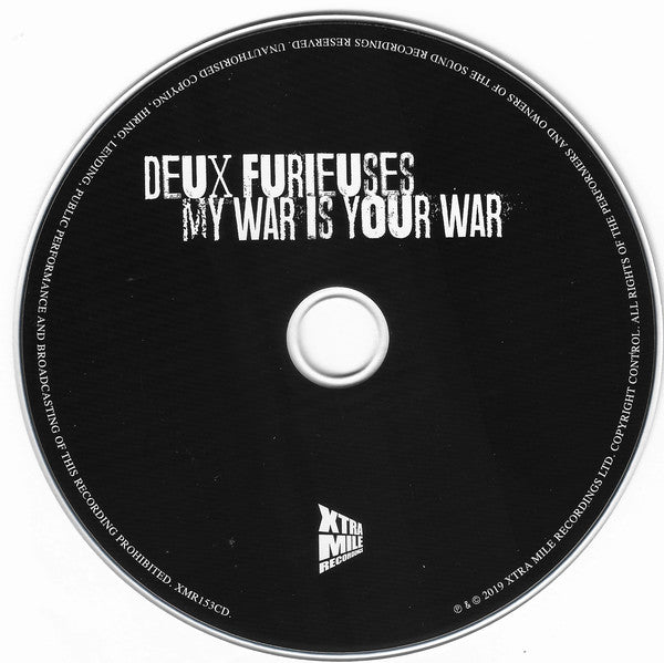 Deux Furieuses : My War Is Your War (CD, Album)