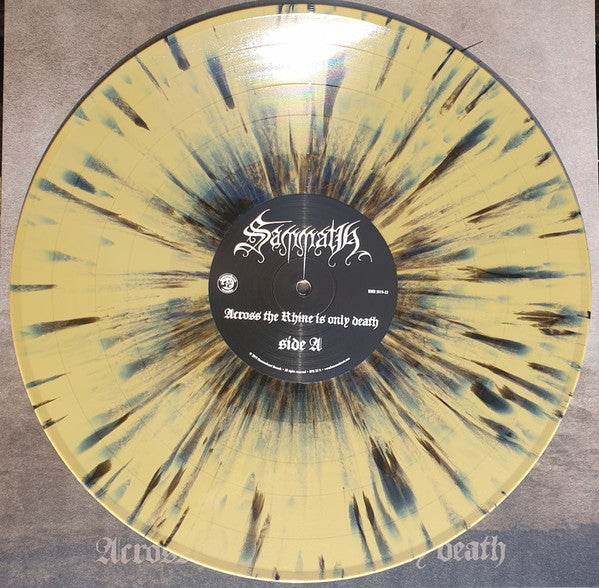 Sammath : Across The Rhine Is Only Death (LP, Album, Gol)