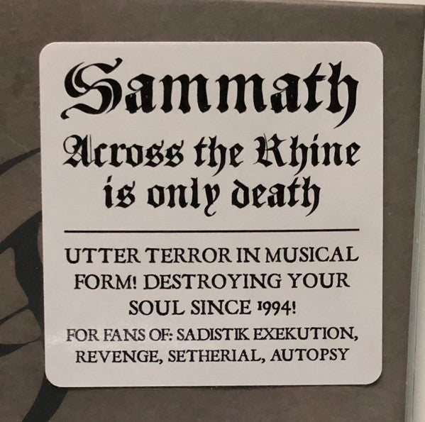 Sammath : Across The Rhine Is Only Death (LP, Album, Gol)