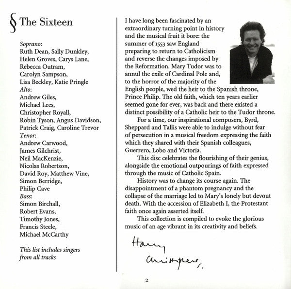 The Sixteen, Harry Christophers : The Flowering Of Genius (CD, Album, Comp)