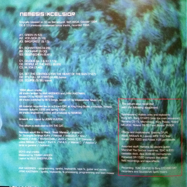 Nemesis (9) : Xcelsior (2xLP, RE)