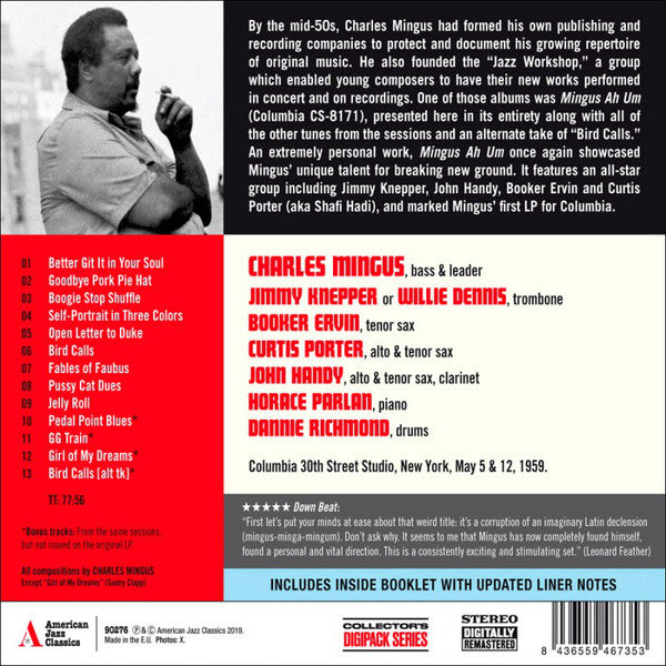 Charles Mingus : Mingus Ah Um (CD, Album, Ltd, RE, RM)