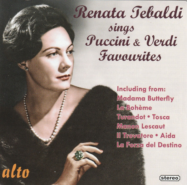 Renata Tebaldi : Renata Tebaldi Sings Puccini & Verdi Favourites (CD, Comp)