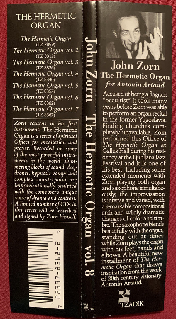 John Zorn : The Hermetic Organ Vol. 8 - For Antonín Artaud (CD, Album)