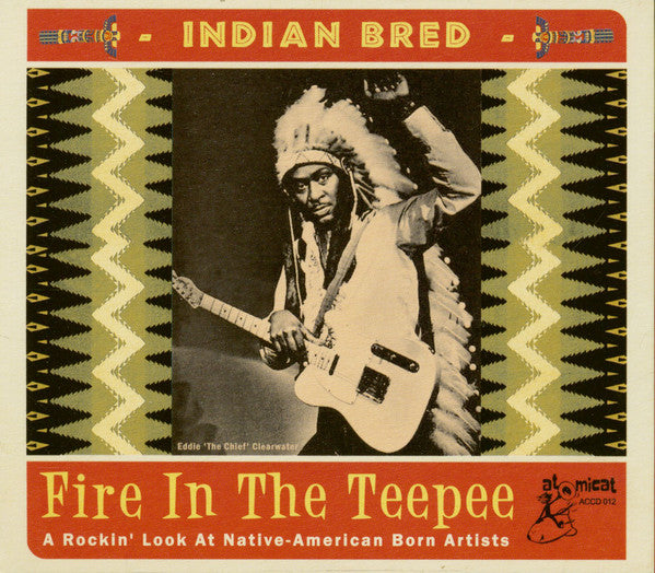 Various : Indian Bred - Fire In The Teepee (A Rockin' Look At Native-American Born Artists) (CD, Comp)