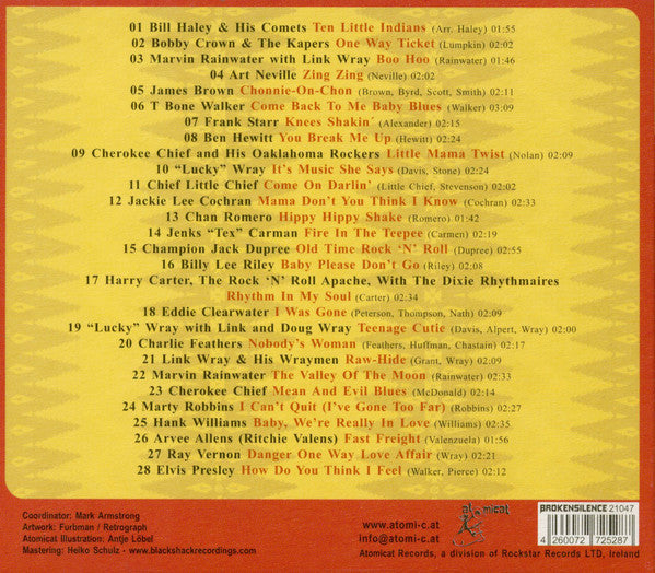 Various : Indian Bred - Fire In The Teepee (A Rockin' Look At Native-American Born Artists) (CD, Comp)