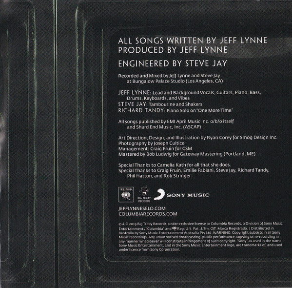 Jeff Lynne's ELO* : From Out Of Nowhere (CD, Album)