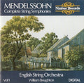 Felix Mendelssohn-Bartholdy / English String Orchestra, William Boughton : Complete String Symphonies Vol 1 (CD, Album)