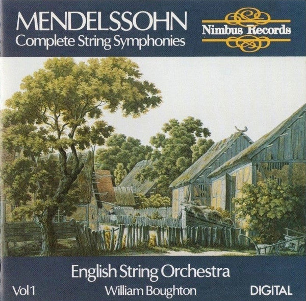 Felix Mendelssohn-Bartholdy / English String Orchestra, William Boughton : Complete String Symphonies Vol 1 (CD, Album)