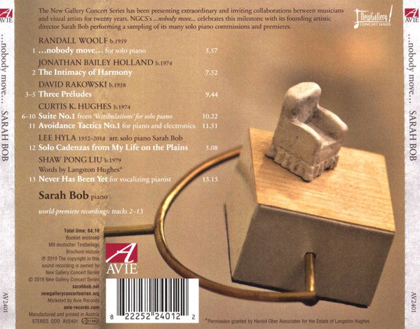 Sarah Bob : ...nobody move... (CD, Album)
