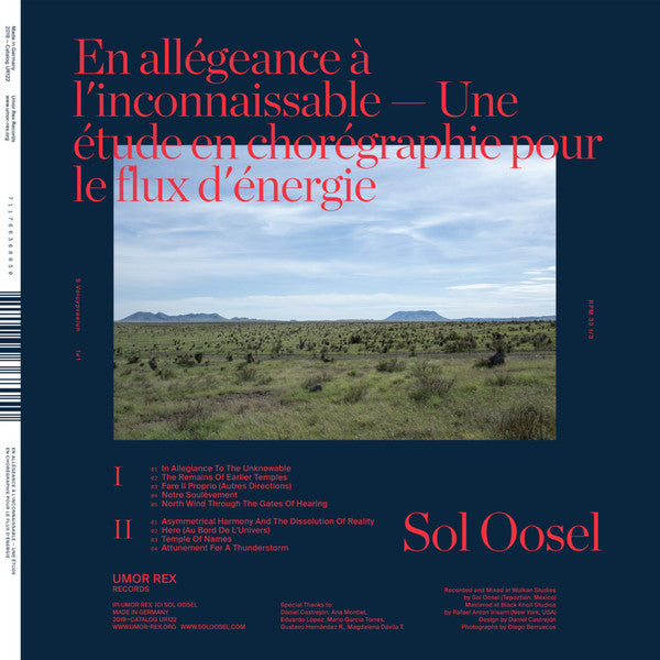 Sol Oosel : En Allégeance À L’Inconnaissable – Une Étude En Chorégraphique Pour Le Flux D’Énergie (LP, Album, Ltd)
