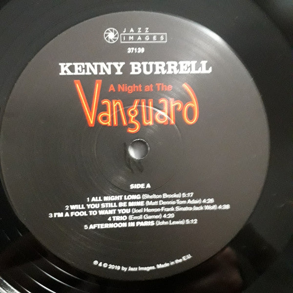 Kenny Burrell : A Night At The Vanguard (LP, Album, Ltd, RE, 180)