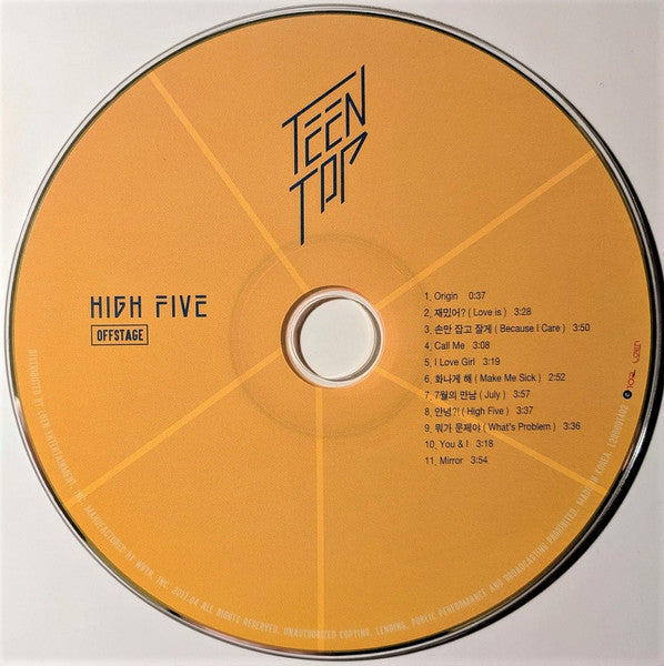 Teen Top : High Five (CD, Album, Off)