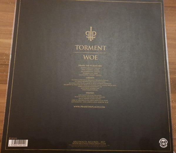 Praise The Plague : Antagonist II (12", S/Sided, EP)