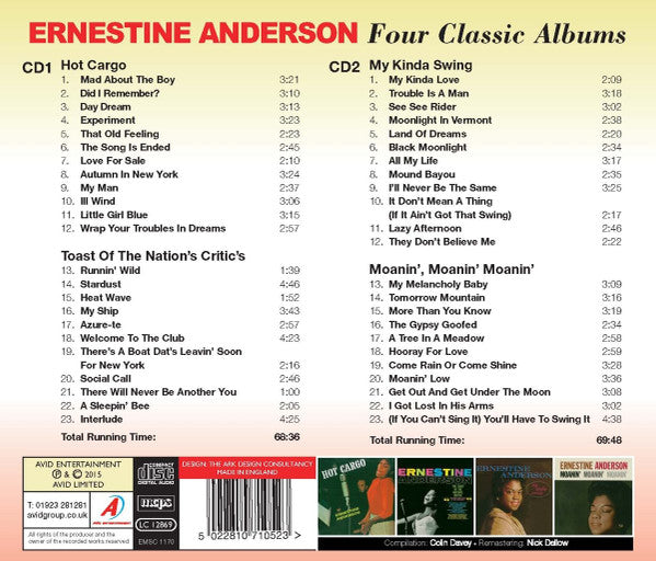 Ernestine Anderson : Four Classic Albums (2xCD, Comp)