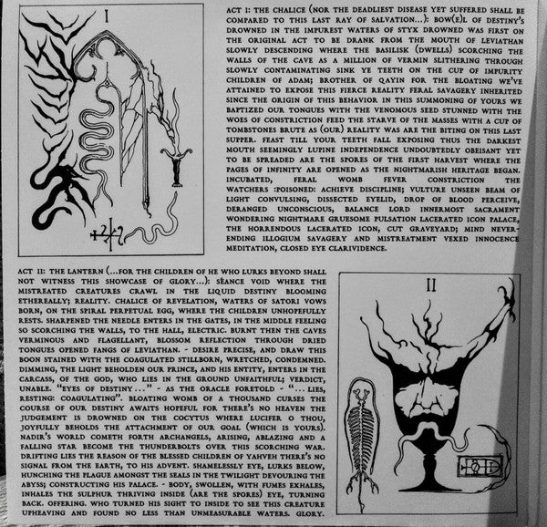 Cthonica : Typhomanteia: Sacred Triarchy Of Spiritual Putrefaction (2xLP, Album)