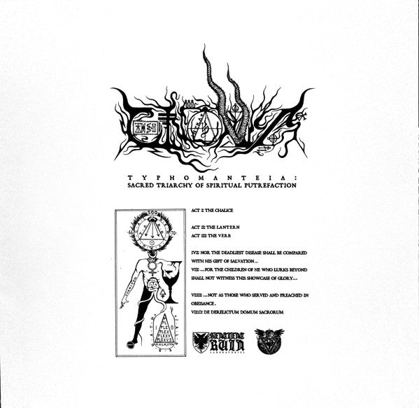 Cthonica : Typhomanteia: Sacred Triarchy Of Spiritual Putrefaction (2xLP, Album)