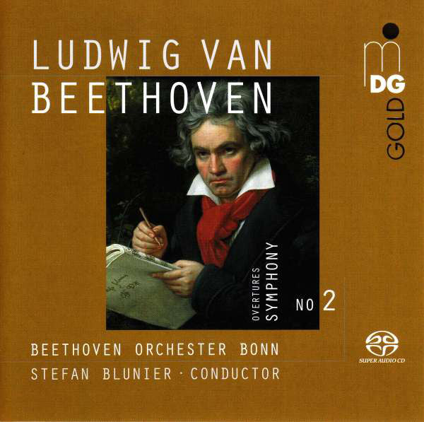 Ludwig van Beethoven, Stefan Blunier, Orchester Der Beethovenhalle Bonn : Symphony No. 2 & Overtures (SACD, Hybrid, Multichannel)
