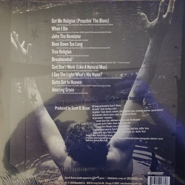 Scott H. Biram : Sold Out To The Devil: A Collection Of Gospel Cuts By The Rev. Scott H. Biram (LP, Comp, Whi)