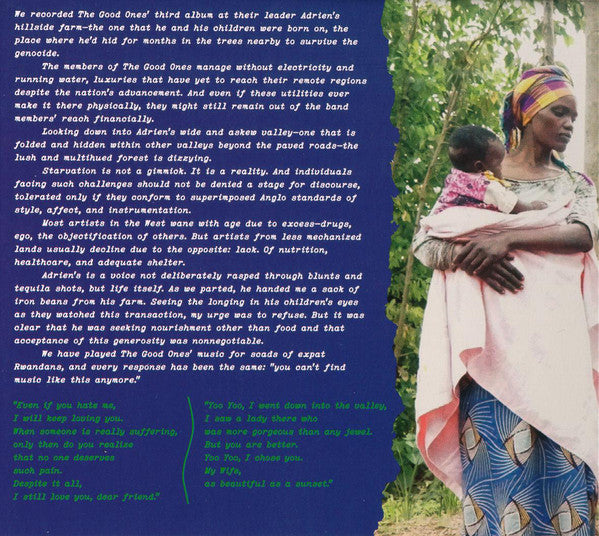 The Good Ones : RWANDA, You Should Be Loved (CD, Album, Dig)
