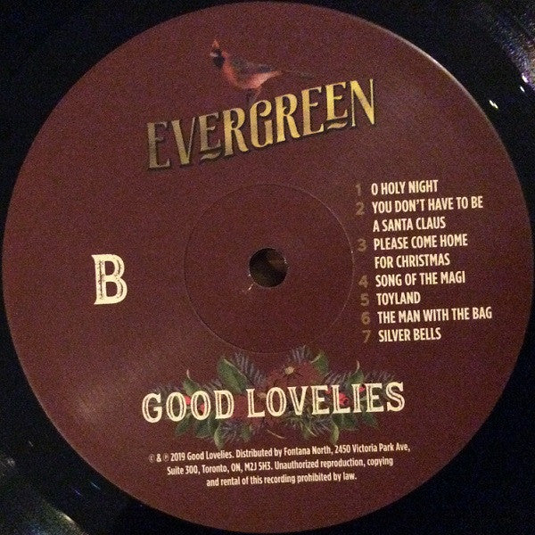 The Good Lovelies : Evergreen (LP, Album)