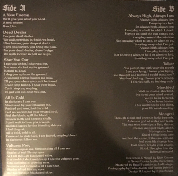 Raw Hex : Always High, Always Low (LP, Album, Ltd, Met)