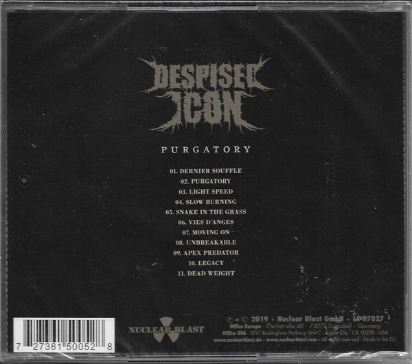 Despised Icon : Purgatory (CD, Album)