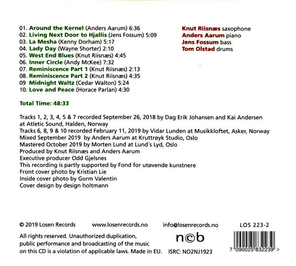 Knut Riisnæs Quartet : The Kernel (CD, Album)
