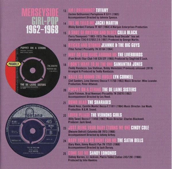 Various : She Came From Liverpool! (Merseyside Girl-Pop 1962-1968) (CD, Comp, RM)