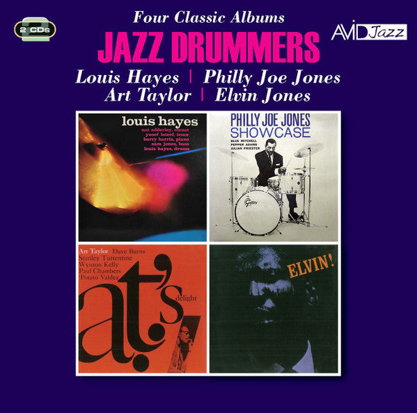 Louis Hayes, "Philly" Joe Jones, Art Taylor, Elvin Jones : Jazz Drummers (2xCD, Comp, RM)