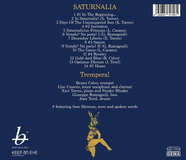 Trempera! : Saturnalia (CD, Album)