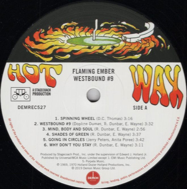 Flaming Ember : Westbound #9 (LP, RE, 180)