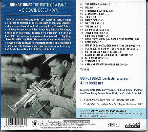 Quincy Jones : The Birth Of A Band (CD, Album, Comp, RM)