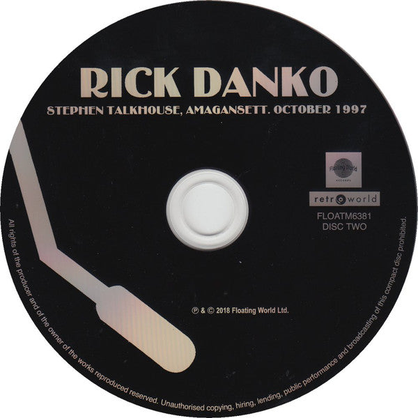 Rick Danko : Double Live (Cubby Bear, Chicago, IL. Dec. 1989) (Stephen Talkhouse, Amagansett, NY. Oct. 1997) (2xCD, Album)
