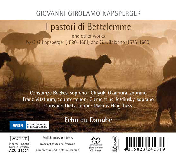 Giovanni Girolamo Kapsberger – Echo Du Danube : I Pastori Di Bettelemme (SACD, Hybrid, Multichannel)